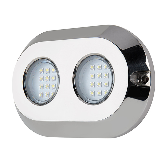 12v Flush Mounting LED Boat Marine Underwater Light Stainless Steel Waterproof Under Water Lamp
