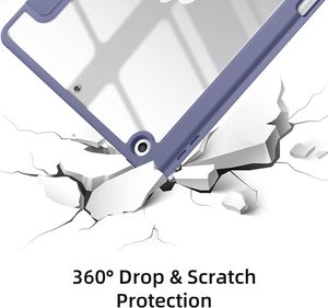 Trường hợp đối với <span class=keywords><strong>iPad</strong></span> 9th 8th thế hệ thứ nhiều góc độ xem Folio đứng bìa với chủ bút chì - Product Image 4