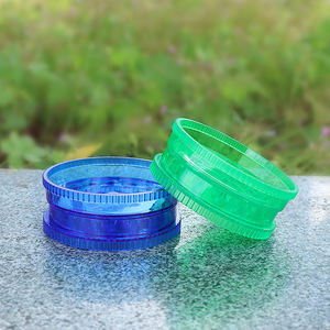 הסיטונאי צבעוני מותאם אישית טבק ידני טחנת תבלין 63 מ "מ מטחנת פלסטיק ללא להחליק - Product Image 5