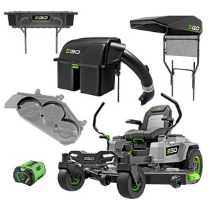 Tondeuse à gazon industrielle sans fil POWER+ Série 800, 48V, avec variateur de vitesse Cut Touch, ZT4201E, 650W, 200L, moteur 4 temps, châssis en aluminium, propulsion arrière - Product Image 2