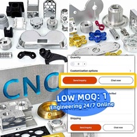 Services de tournage et de fraisage CNC de précision en acier inoxydable pour prototypes sur machine à 5 axes