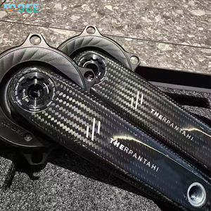Pédalier de vélo de route en fibre de carbone ultraléger SeeMore 29 mm avec axe en aluminium 110BCD, ensemble de bras de manivelle pour vélo de gravier avec capteur de puissance - Product Image 2