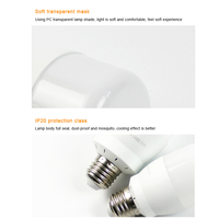 AC220V alto brillo 6W y 10W E27 tornillo Cuerpo Humano inducción LED bombilla infrarroja PIR Sensor de movimiento bombilla para iluminación de pasillo