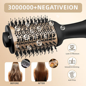 Secador de Pelo Profesional Eléctrico de 1200W AC Compacto de Alta Velocidad con Tecnología Iónica, Cepillo Voluminizador y Estilizador de Aire Caliente para Uso en Hoteles - Product Image 3