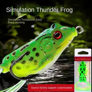 En gros Leurre de pêche grenouille artificiel souple de surface à longue queue 5g 8g 12g pour la pêche au bar en eau profonde - Product Image 2