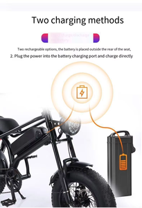 Bicicleta Eléctrica de Montaña <span class=keywords><strong>XC</strong></span> Compacta y Ligera, Bicicleta Todoterreno con Llantas Gruesas, Duraderas y Antideslizantes - Product Image 6