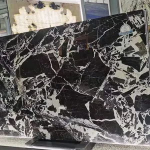 Bvlgari Grey Marble Slab Natural Black and White Graphic Design Customized Modern Agate Stone Apartment Polished Wooden Cartons