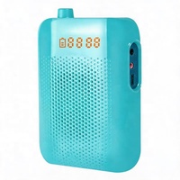 20W 2.4g UHF Penguat Suara Nirkabel Daya Tinggi Plastik LEEPAG Speaker Portabel untuk Guru, Pemandu Wisata & Penggunaan Promosi