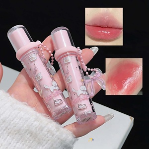Brillo Labial <span class=keywords><strong>JOJO</strong></span> DIARY con Espejo de 6 Tonos, Diseño de Gato de Dibujos Animados, Tono Frutal de Baja Saturación para Maquillaje, Venta al Por Mayor - Product Image 2