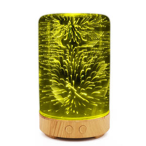 Difusor de Aroma 3D Lumina, Humidificador de 0.5L con Pantalla de Vidrio, Luz Nocturna LED para Uso Doméstico y Comercial - Product Image 4