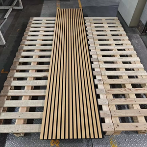 High Quality 4*8ft Acoustic Wood Panel Acoustic Panel Wood Acoustic Wood <strong>Wall</strong> Panel - Product Image 2