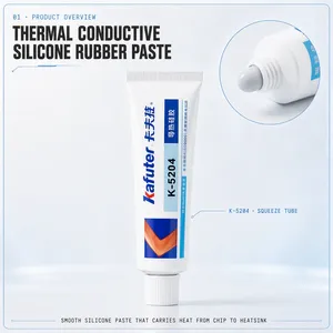 Pâte thermique K-5203 K-5204 K-5205 K-5207, silicone thermiquement conducteur, résistant aux hautes températures - Product Image 5