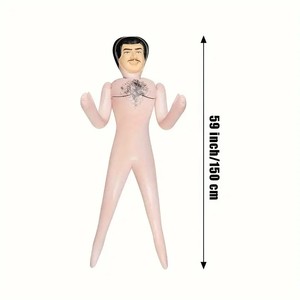 59-Zoll PVC Ungiftige Humorvolle Aufblasbare Lebensechte Figur Wasserdicht Wiederverwendbar Anpassbar für Erwachsenen-Events Partys Scherzartikel - Product Image 1