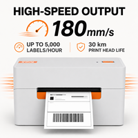 Imprimante d'étiquettes thermique directe Bluetooth USB A70 3 pouces 180 mm/s 203 DPI pour codes-barres et expédition en gros