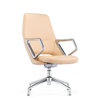Chaise de bureau secrétaire rembourrée moelleuse ergonomique en maille de luxe à dossier haut