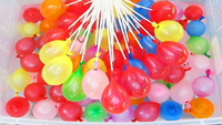 Ballons d'eau en latex de 3 pouces en gros, 111 pièces/sac, auto-scellants, remplissage rapide et bombes à eau magiques pour l'été en extérieur