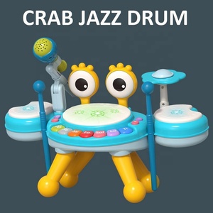Juego de Batería Electrónica de Jazz KSF para Educación Temprana con Micrófono, Instrumento Musical Multifuncional de Plástico para Niños - Product Image 4