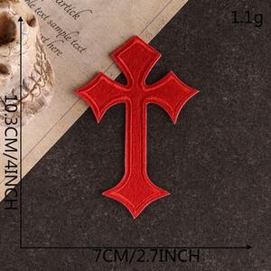 Parches de Goma con Patrón de Cruz Roja Médica de PVC con Cierre de Gancho y Bucle - Product Image 3