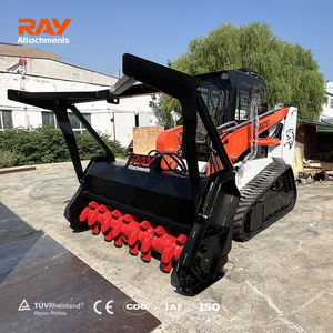 Mesin Pemotong Rumput Hutan untuk Skid Steer/Excavator REDM50, Alat Pemotong Pohon untuk Kehutanan - Product Image 3