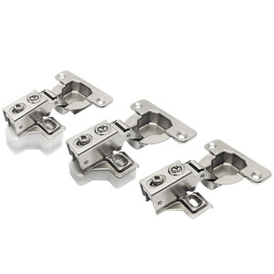 Furniture Hinge 40 Cup <b>Short</b> Arm Large Bend Hydraulic Soft Closing Full Mortise Iron Plated Modern Design - Product Image 3