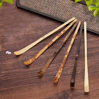 Cuillère à matcha en bambou faite à la main Scoop au design classique écologique pour le thé et le café Accessoires de mélangeur Fouet Chasen Cuillère