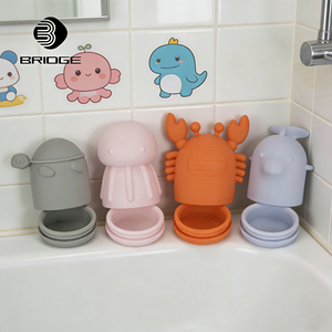 Juguetes de Baño para Bebés con Forma de Animales Marinos, Juego de Juguetes de Baño de Silicona Personalizados con Forma de Animales, Juguetes de Baño con Forma de Animales - Product Image 4