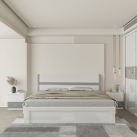 Meubles de chambre à coucher en vente chaude, ensemble de meubles de chambre à coucher de taille Queen, 1500 mm de haut, finition brillante, ensembles de meubles de chambre à coucher pour garçons et filles