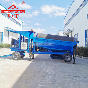 Altın madenciliği için komple hat 50 tph mobil trommel altın yıkama tesisi - Product Image 3