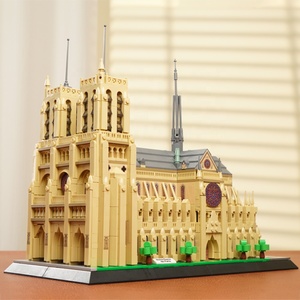 5210 <span class=keywords><strong>Notre</strong></span>-<span class=keywords><strong>Dame</strong></span> De Paris, Bloques de Construcción Arquitectónicos al por Mayor, <span class=keywords><strong>Serie</strong></span> de Juguetes para Modelos de Lugares Emblemáticos de la Ciudad, Juego Educativo y Venta al por Menor - Product Image 3
