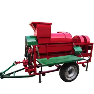 Elektrikli çiftlik mısır soya Shelling harman soyma makinesi dizel mısır Sorghum Husker harman Sheller makinesi satılık