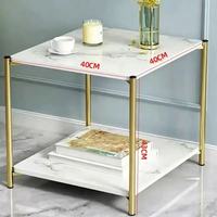 Table basse ronde moderne avec pieds en acier doré, convertible, meubles de salon pour usage domestique