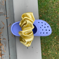 Accessoires Scrunchie de style créateur, amovibles et décoratifs, pour la collection de mariage Croc Scrunchie, servant de couvre-lacets et de sangles de chaussures