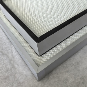 H14 Chất lượng cao tùy chỉnh xếp li alframe AC lò HVAC điều hòa không khí cửa sổ lọc bụi <span class=keywords><strong>HEPA</strong></span> mới - Product Image 3