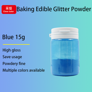 Bleu pour boisson <span class=keywords><strong>comestible</strong></span> paillettes ensemble 15 g/bouteille Halal poudre lustre poussière pour bricolage Cocktails Champagne boissons vin - Product Image 2