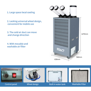 Portable 36000BTU/H Cooling Air Conditioning With Motor for Outdoor Events Big Capacity Conditioner Spot Cooler - Product Image 4