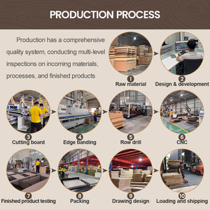 Hiện đại sang trọng phong cách rắn gỗ Tủ hồ sơ bền văn phòng xây dựng tường lưu trữ thương mại nội thất văn phòng - Product Image 6