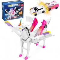 Mobil Mainan Anak Unicorn Robot Transformasi Kombinasi Tabrakan Mobil Kabao Lintas Batas
