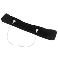 Vêtement en fibre d'argent conductrice approuvé CE et 510(k) par Konmed pour stimulateur basse fréquence TENS EMS, ceinture élastique conductrice