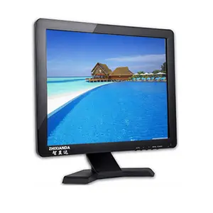 Monitor lcd com estojo plástico widescreen 15 ", ips 1024*768 para computador industrial, pc, não toque, preço barato