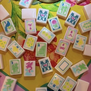 Juego de Fichas de Mahjong Americanas de Acrílico Grabadas Personalizadas, 160 Piezas, Fichas de Mahjong de Lujo - Product Image 5