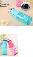 Bouteille d'eau de sport sans BPA, bon marché, avec logo personnalisé, en plastique, à boire directement, avec couvercle, pour la course à pied, pour enfants