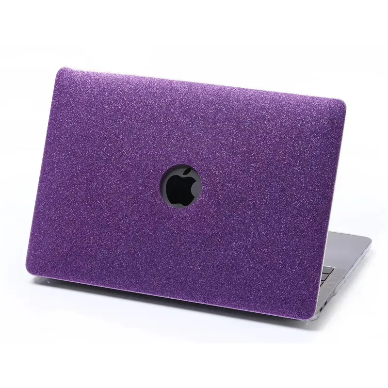 เคสแล็ปท็อป13นิ้ว Pro IMD สีชมพูเงินสีม่วงกลิตเตอร์สำหรับ Macbook Pro Retina 13 15นิ้วแล็ปท็อปใหม่