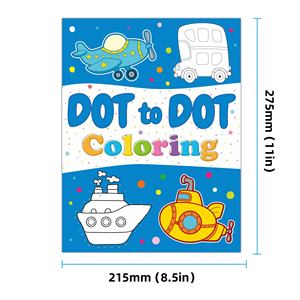 Libro de Actividades de Pintar con Puntos para Niños de 3 <span class=keywords><strong>a</strong></span> 6 <span class=keywords><strong>A</strong></span>ños, Aprendizaje de la Circulación Vial, Aprender <span class=keywords><strong>a</strong></span> Dibujar, Regalo para Niños, Libros de Pintar para Viajes por Carretera - Product Image 5