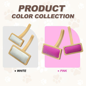 Brosse pour chien pour le toilettage des poils d'animaux-Meilleur lisseur pour <span class=keywords><strong>caniche</strong></span> et doré <span class=keywords><strong>Doodle</strong></span> Long Pin Hair Remover Cat - Product Image 2