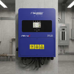 Convertisseur solaire hybride Inverex 5KW 24V monophasé avec écran LCD pour système solaire hors réseau - Product Image 2