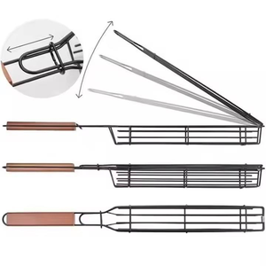 2025 <span class=keywords><strong>professionnel</strong></span> antiadhésif métal pique-nique Camping <span class=keywords><strong>Barbecue</strong></span> Clip Grill - Product Image 4