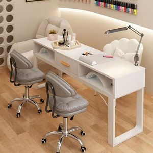 Nail Salon <b>White</b> Manicure <b>Tables</b> Makeup Manicure Furniture Set <b>White</b> Nail <b>Table</b> for Sale - Product Image 4