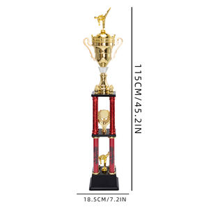 कस्टम सस्ते ताईक्वांडो कराटे मार्शल आर्ट ट्रॉफी 2 टियर प्लास्टिक ट्रॉफी विजेता विजेता चैंपियन के लिए - Product Image 2