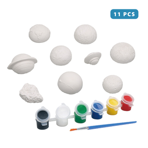 Kit de Peinture DIY STEAM : Système Solaire – Peinture sur Plâtre avec 9 Planètes et Kit de Bricolage <span class=keywords><strong>pour</strong></span> Enfants - Product Image 4