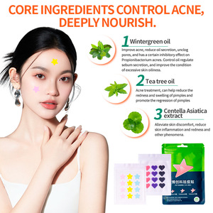 Patchs anti-acné en forme d'étoile 10 mm 10 pièces Traitement de l'acné pour adultes - Product Image 2
